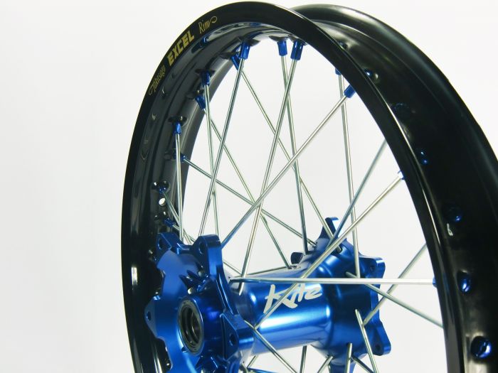 Kite Elite Achterwiel 19x1.85 Blauwe Naaf / Zwarte Velg Yamaha WR250F YZ250 2002-2016 WR450F 2003-2016 YZ125 2002-2017 YZ250F 2002-2008