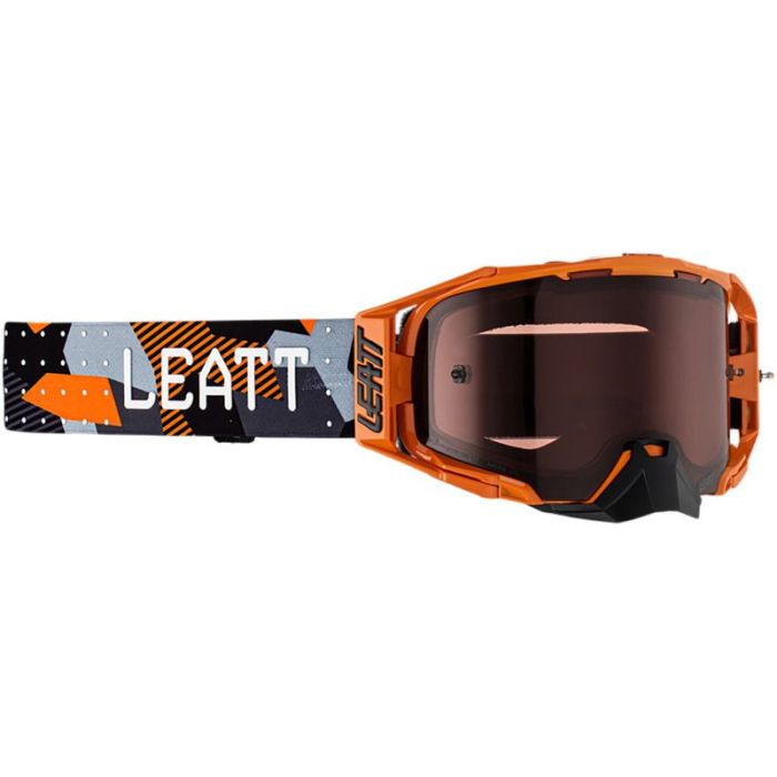 Leatt 2023 Velocity 6.5 Rose Crossbril Oranje (Lens: Licht Grijs 58%)