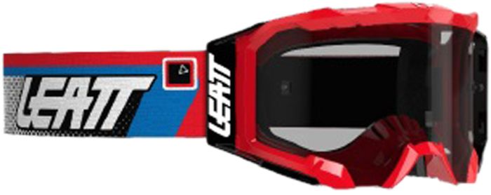 Leatt 2024 Velocity 5.5 Crossbril Rood / Licht Grijs (Lens: Licht Grijs)