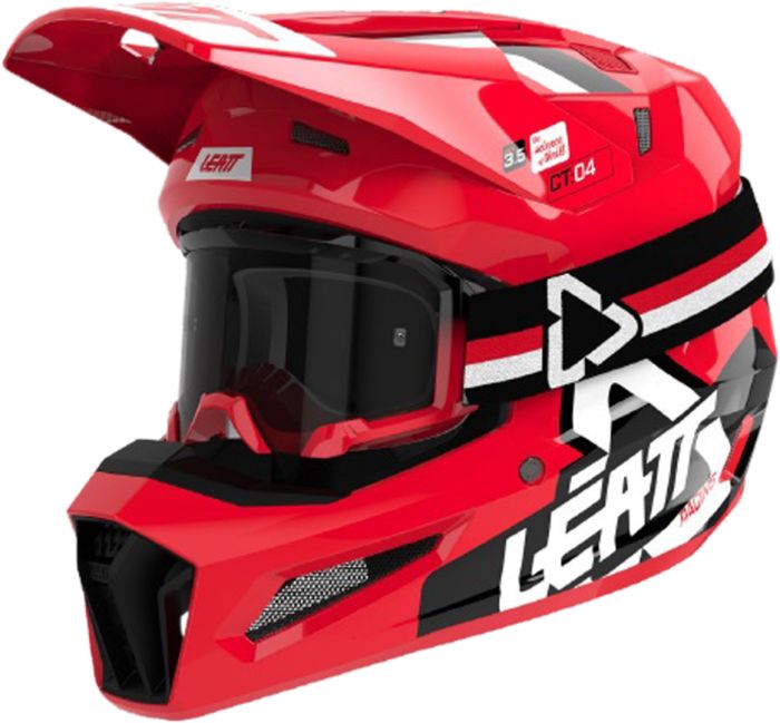 Leatt 2024 Moto 3.5 Crosshelm Rood / Zwart / Wit