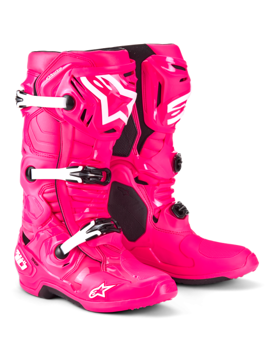 Alpinestars Tech 10 Crosslaarzen Diva Roze / Wit