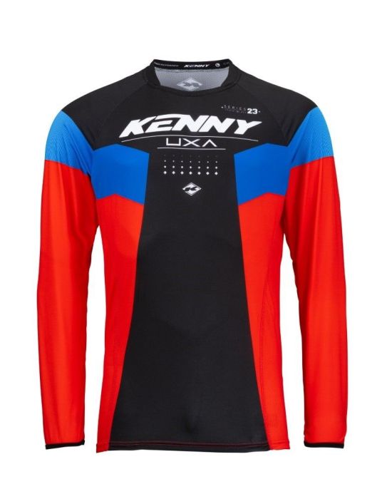 Kenny 2023 Titanium Crossshirt Rood / Zwart