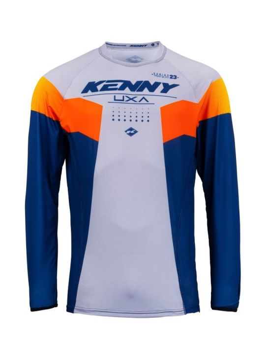 Kenny 2023 Titanium Crossshirt Navy / Grijs