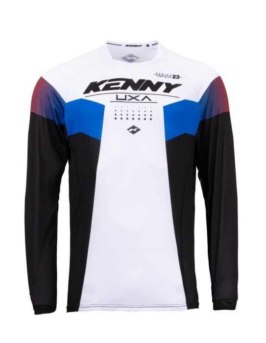 Kenny 2023 Titanium Crossshirt Zwart / Wit