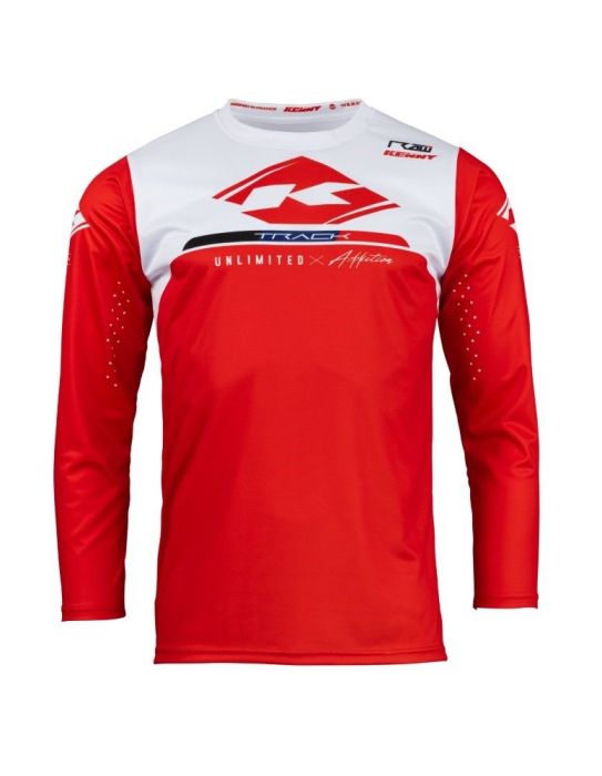 Kenny 2023 Track Raw Crossshirt Rood