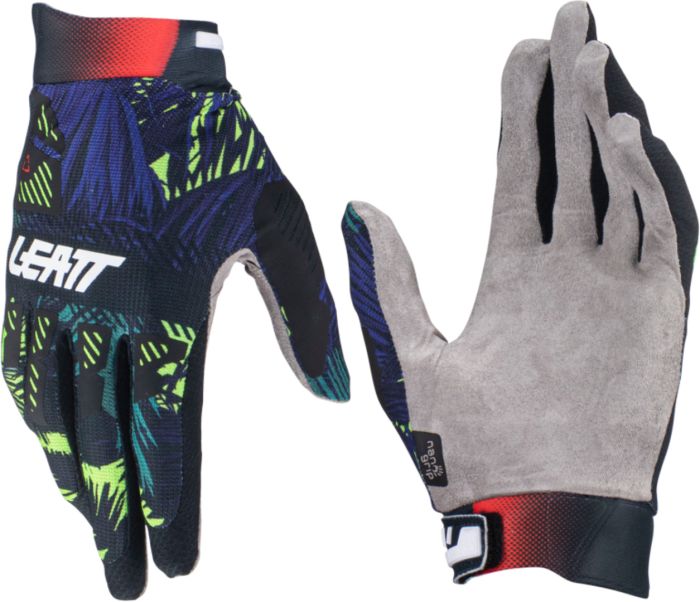 Leatt 2024 Moto 2.5 X-Flow Crosshandschoenen Zwart / Blauw / Groen