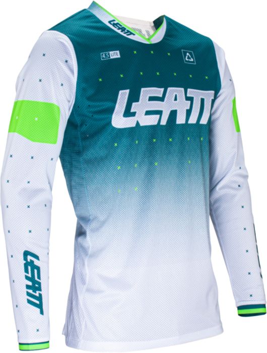 Leatt 2024 Moto 4.5 Lite Crossshirt Acid Wit / Groen