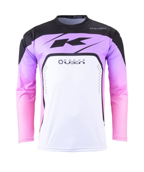 Kenny 2024 Track Focus Crossshirt Wit / Roze