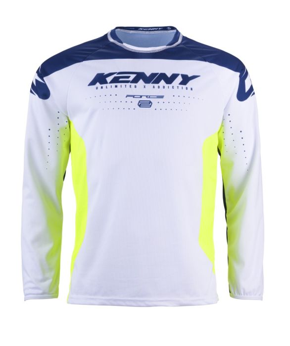 Kenny 2024 Force Crossshirt Navy / Fluor Geel