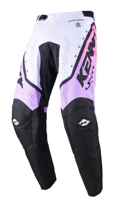 Kenny 2024 Track Focus Crossbroek Wit / Roze