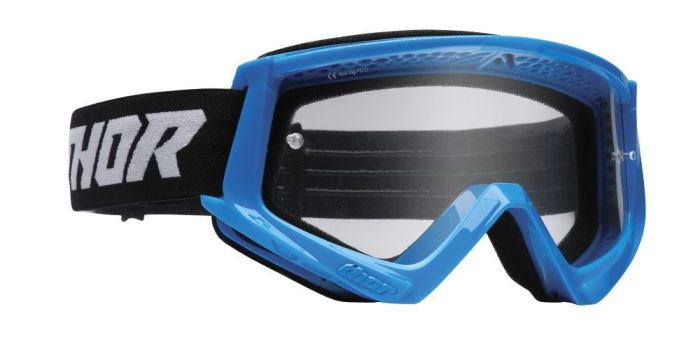 Thor 2024 Jeugd Combat Crossbril Blauw / Zwart