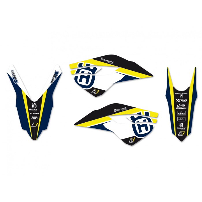 Blackbird Racing Stickerset Dream 4 Husqvarna FC250 FC350 FC450 TC125 TC250 TC85 2014-2015 FE250 FE350 FE450 FE501 TE125 TE250 TE300 2014-2016 FE350S FE501S 2015-2016