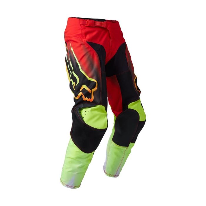 FOX 2023 Spring Jeugd 180 Statk Crossbroek Fluor Rood