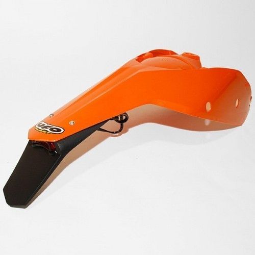 UFO Enduro Achterspatbord + Zijnummerplaten (LED) KTM SX/SXF 2007-2010 EXC/EXC-F 2008-2011 