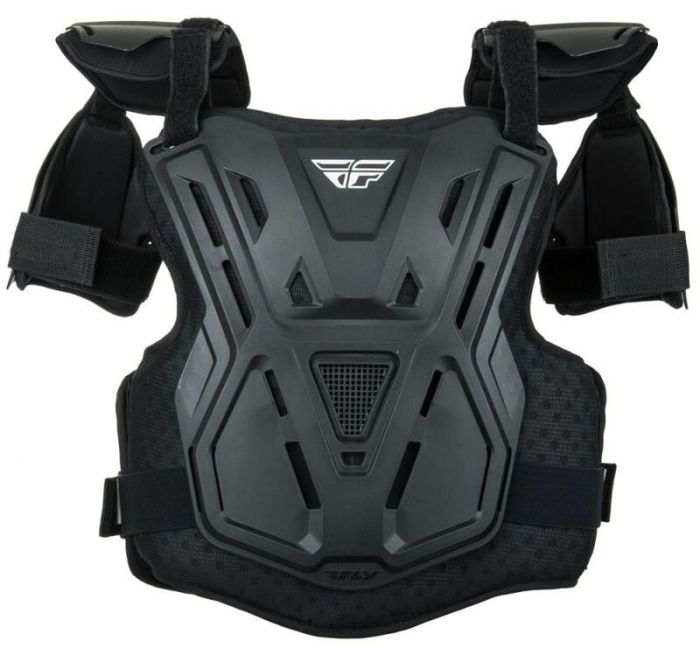 Fly Racing Revel CE Jeugd Bodyprotector Zwart maat One Size