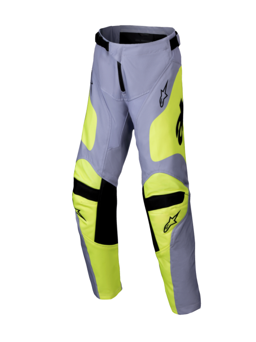 Alpinestars 2025 Racer Veil Jeugd Crossbroek Grijs / Fluor Geel 