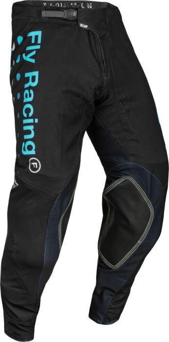 Fly Racing 2024 Evolution DST Strobe S.E. Crossbroek Zwart / Electric Blauw