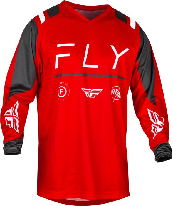 Fly Racing 2024 F-16 Crossshirt Rood / Antraciet / Wit