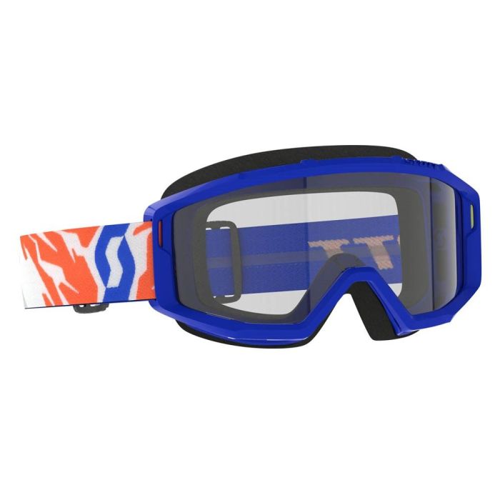 Scott 2023 Jeugd Primal Crossbril Blauw (Lens: Helder Works)