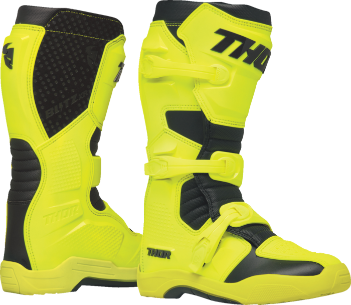 Thor Blitz XR Crosslaarzen Fluor Geel / Zwart