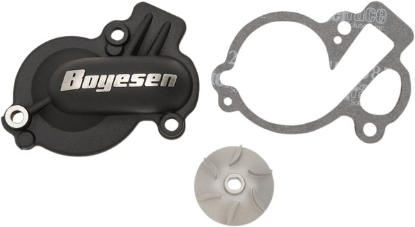 Boyesen Supercooler Waterpomp Zwart GasGas EX450F MC450F 2021-2023 Husqvarna FC450 2016-2021 FE450 2017-2019 FE501 FE501S FS450 FX450 2017-2022 KTM EXC-F450 2016-2021 EXC-F500 2017-2022 SXF450 2016-2023