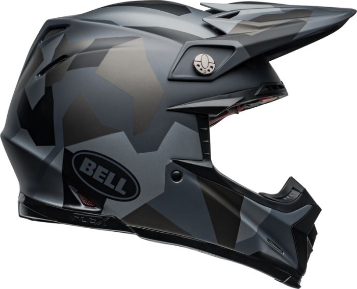 Bell 2025 Moto-9S Flex Rover Crosshelm Mat Grijs Camo 