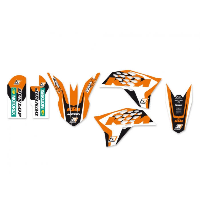 Blackbird Racing Stickerset Dream 4 met Buddyovertrek KTM SX50 2009-2015