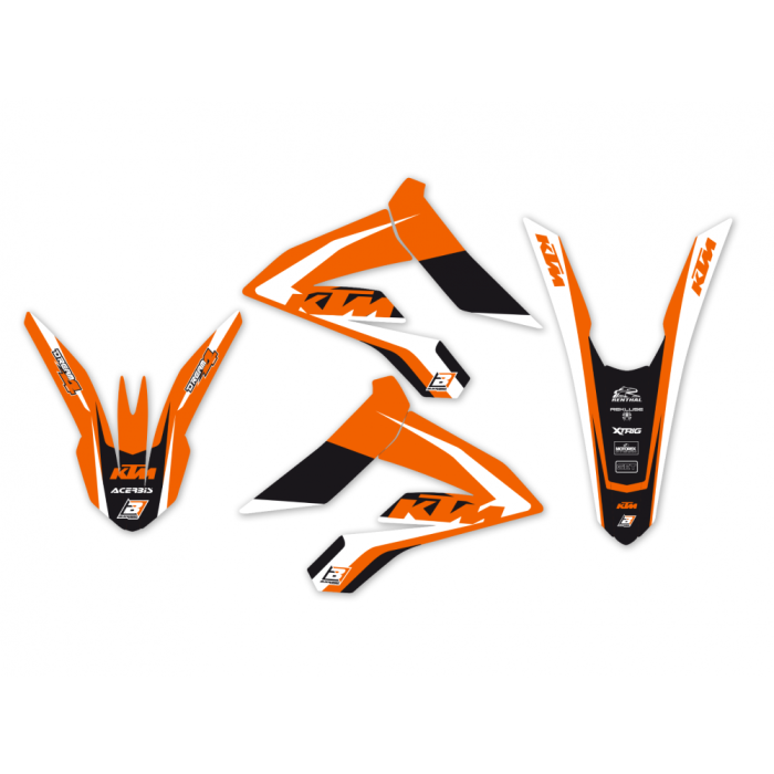 Blackbird Racing Dekor Kit Dream 4 mit Sitzbankbezug KTM FREERIDE250F 2018-2019 FREERIDE250R 2014-2017 FREERIDE350 2012-2017