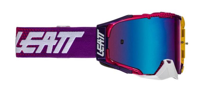 Leatt 2021 Motocross Goggles Velocity 6.5 United Blue (Linse Iriz Blue)