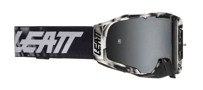 Leatt 2021 Crossbril Velocity 6.5 Afrikanischer Tiger Zilver (Linse Iriz Zilver)