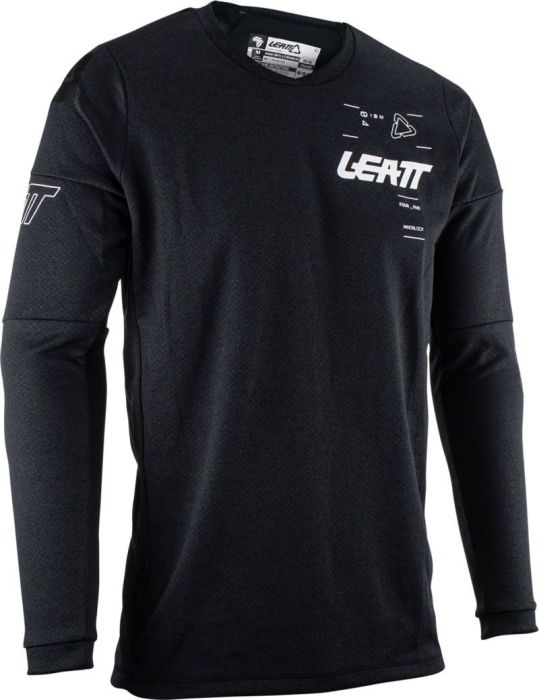 Leatt 2023 Moto 4.5 Windblock Crossshirt Zwart