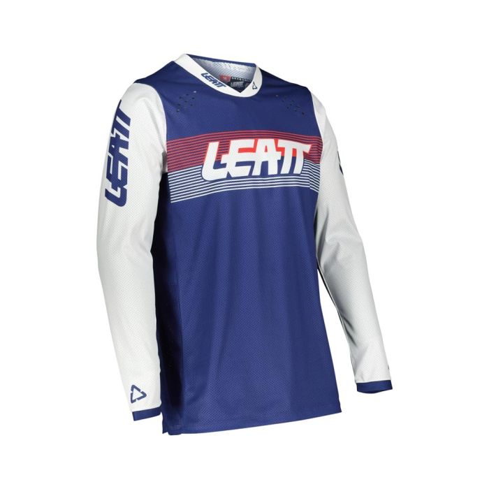 Leatt 2022 GPX4.5 Lite Crossshirt Royal Rood / Wit / Blauw