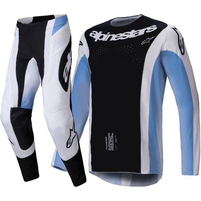 Alpinestars 2025 Techstar Melt Crosspak Zwart / Blauw