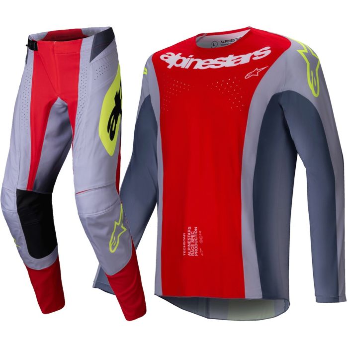 Alpinestars 2025 Techstar Melt Crosspak Rood / Grijs