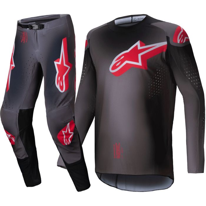 Alpinestars 2025 Supertech Lipan Crosspak Smoke Zwart / Rood