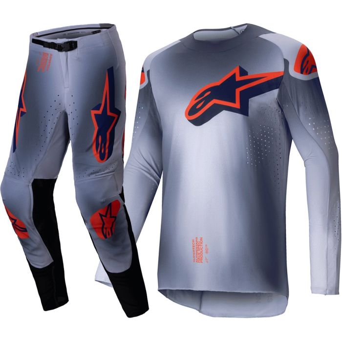 Alpinestars 2025 Supertech Lipan Crosspak Grijs / Fluor Oranje