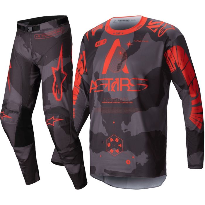 Alpinestars 2025 Racer Hollow Crosspak Grijs / Camo / Fluor Oranje