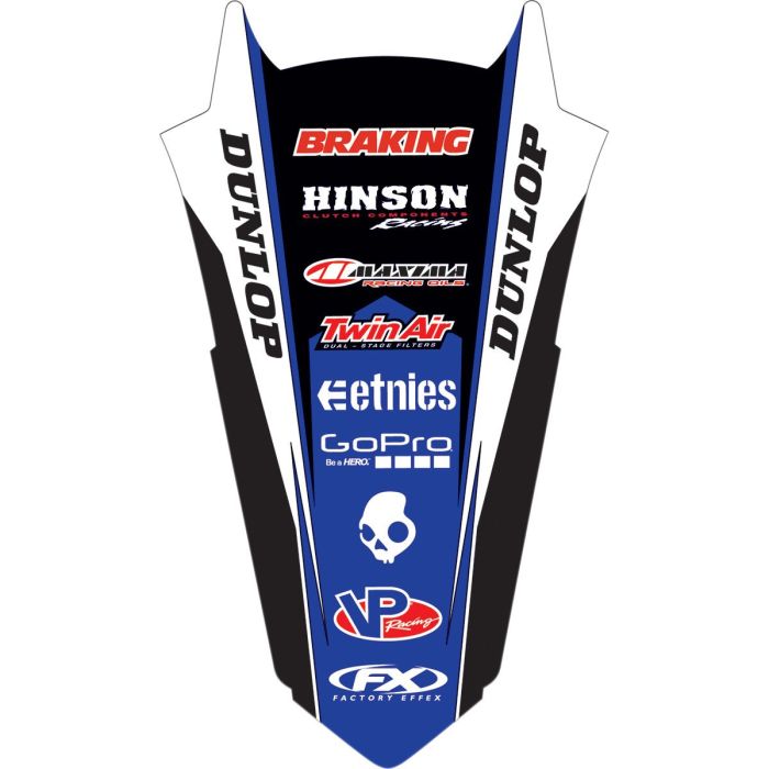 Factory Effex Achterspatbord Sticker Yamaha YZ250F 2010-2013