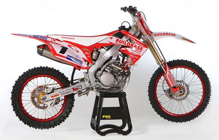 Zeronine Stickerset Buildbase 2012 Team Honda CRF250R 2011-2013 Honda CRF450R 2011-2012 