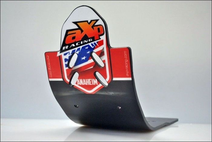 AXP Skidplate Anaheim Zwart / Rood CRF450R 10-16