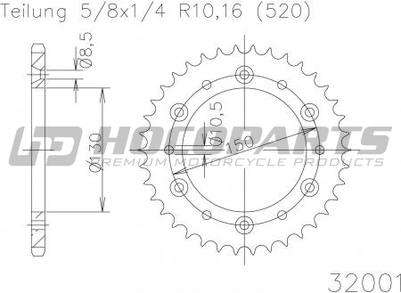 Esjot Light Stalen Achtertandwiel Yamaha YZ125 1999-2017 YZ250 1999-2017 YZ250F 2001-2017 YZ426F 2000-2002 YZ450F 2003-2017 WR250F 2001-2017 WR400F 1999-2000 WR426F 2001-2002 WR450F 2003-2017