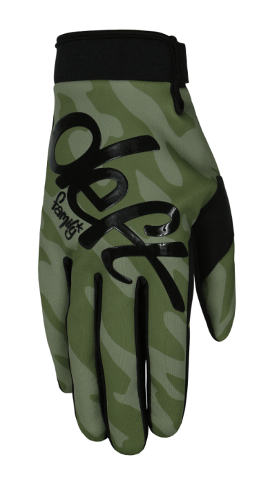 Deft Family Motocross Handschuheen Eqvlnt Kaltes Wetter Camo