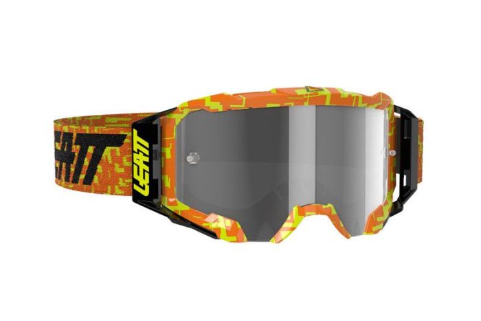 Leatt 2021 Motocross Goggles Velocity 5.5 Orange / Schwarz (Linsengrau)