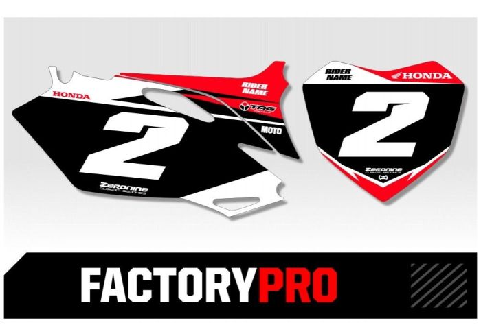 Zeronine Nummerplaten TM Factory Pro Series MX 2008-2014