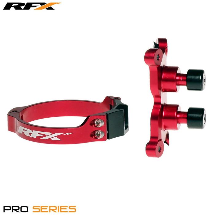 RFX Pro Series Dubbel Headstart Systeem Honda CR250 1997-2007 CRF250R 2004-2017 CRF450R 2004-2016 Kawasaki KX250F KX450F 2006-2017 Suzuki RM125 RM250 2002-2008 RMZ250 RMZ450 2007-2017 Rood