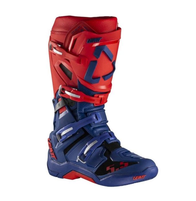 Leatt 2020 GPX 5.5 Flexlock Motocross Stiefel Royal Rot / Blau