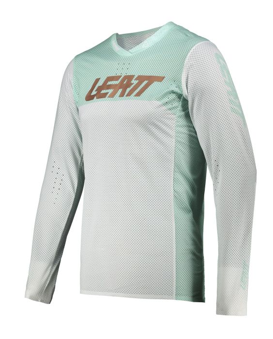 Leatt 2021 Motocross Jersey GPX 5.5 UltraWeld Eis / Weiß / Grün Größe XXL