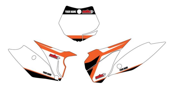 Outlaw Racing Nummerplatenset KTM SX85 2008-2012