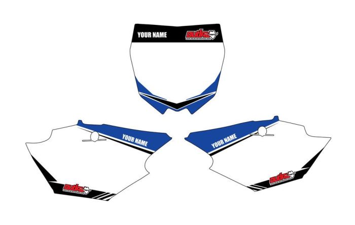 Outlaw Racing Nummerplatenset Yamaha YZ250F 2010-2013