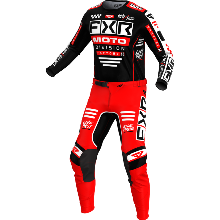 FXR 2024 Podium Gladiator MX Crosspak Zwart / Rood